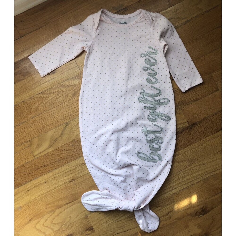Mudpie Best Gift Ever Gown 3-6M